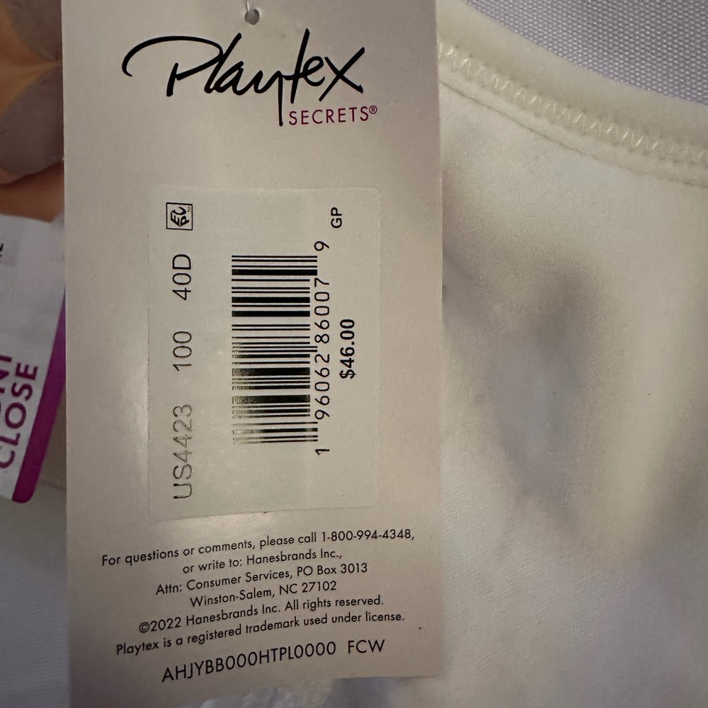 Platex No Poke Dreamwire NWT size 40D white - Picture 6 of 6